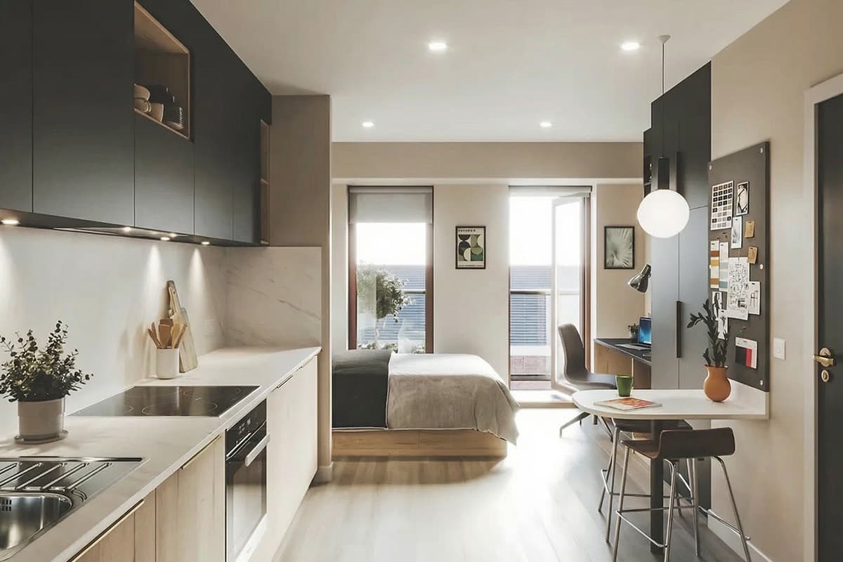 Large Studio Terrace Upper Floor