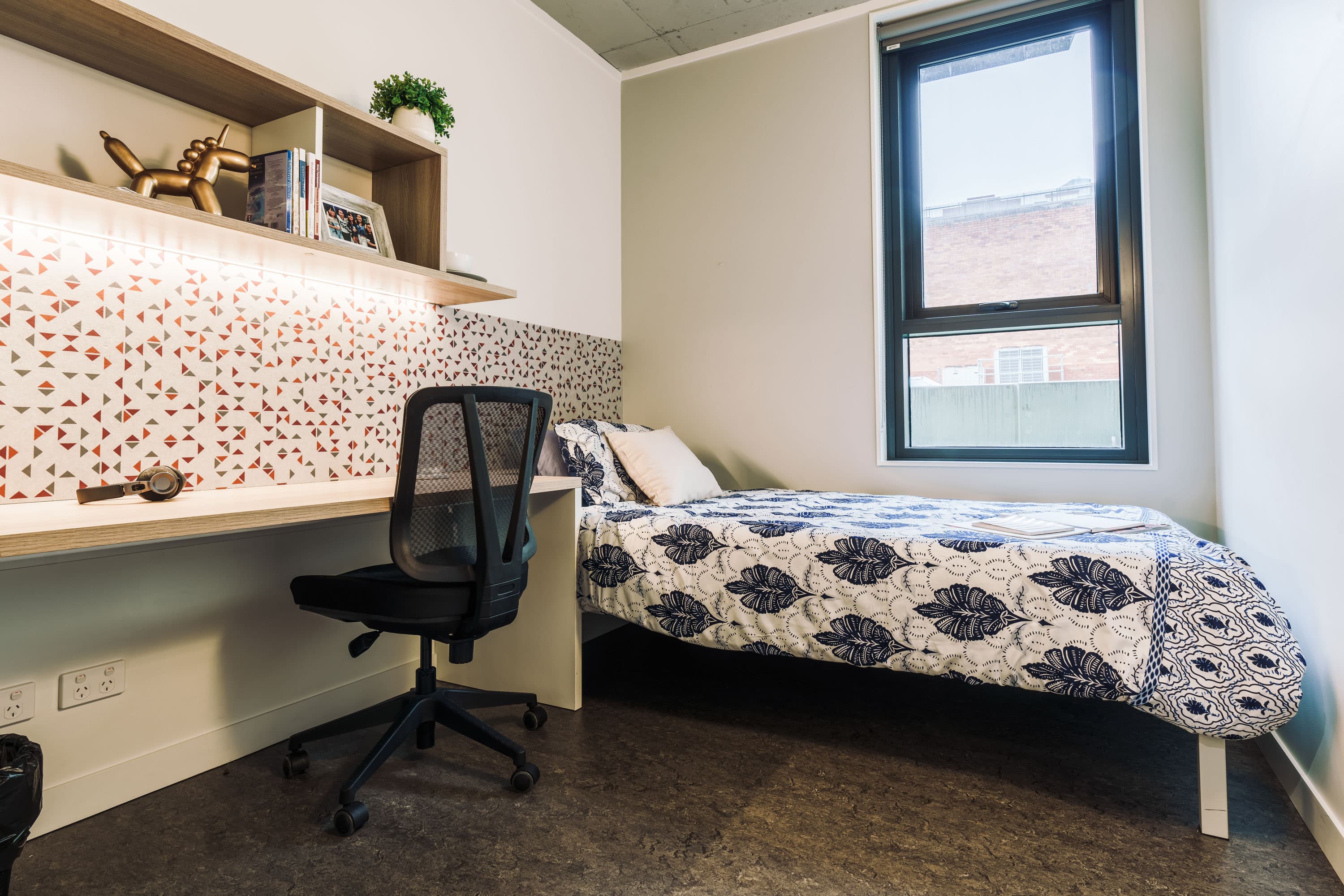 Standard Room in 6-Bed Apartment With Courtyard | Student One on Elizabeth Street - Media 2