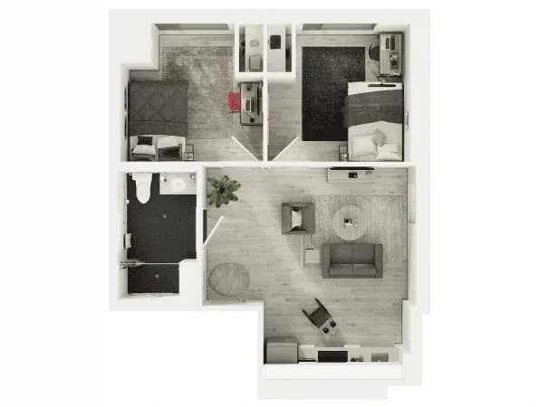 Accessible 2 Bedroom Suite